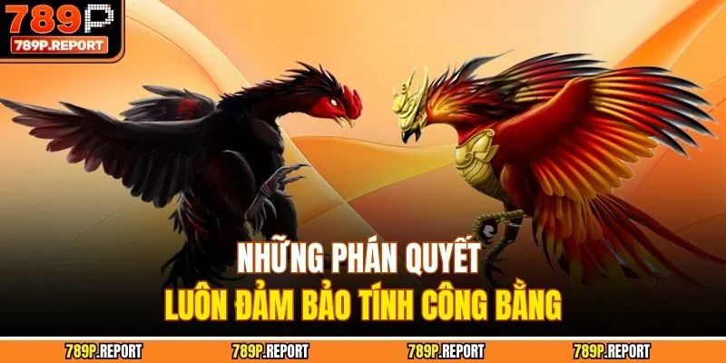 Những phán quyết luôn đảm bảo tính công bằng
